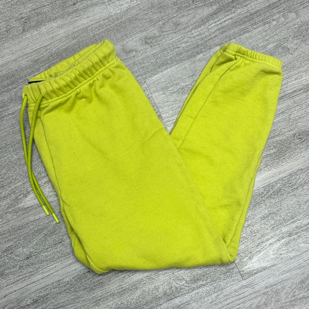Electric Yoga Neon Lime Fleece Joggers